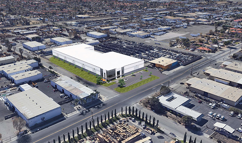 Arrow Highway - Entitled Building Rendering